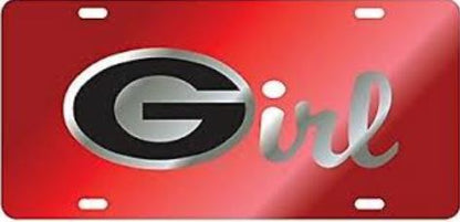 UGA "GIRL" License Plate