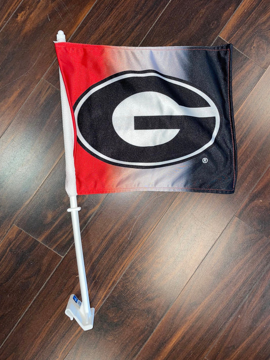 UGA Car Flag Ombre Super G