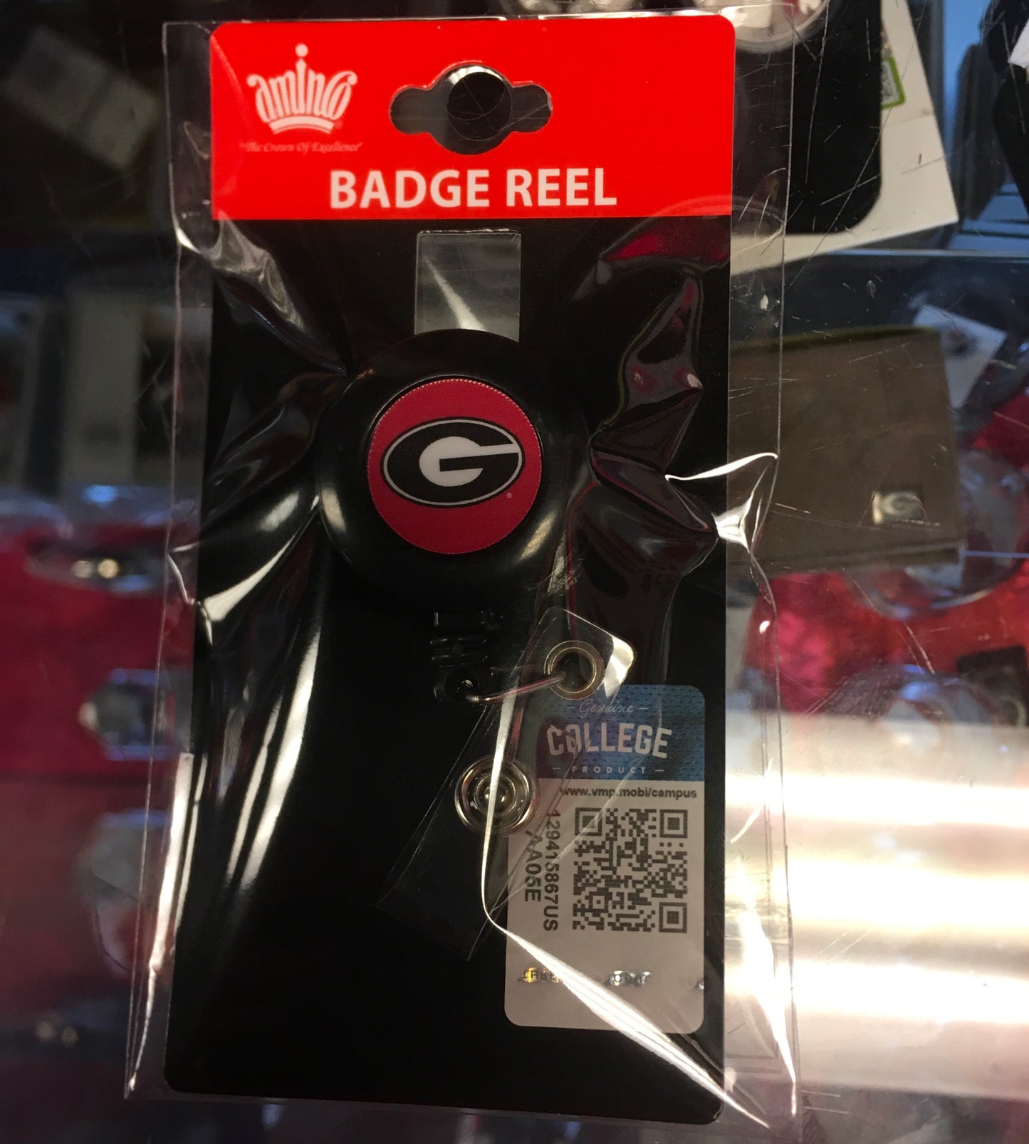 UGA Badge Holder Super G/Georgia Bulldogs