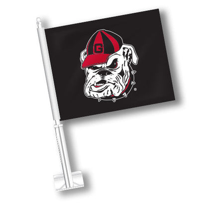 UGA Old Dog Car Flag